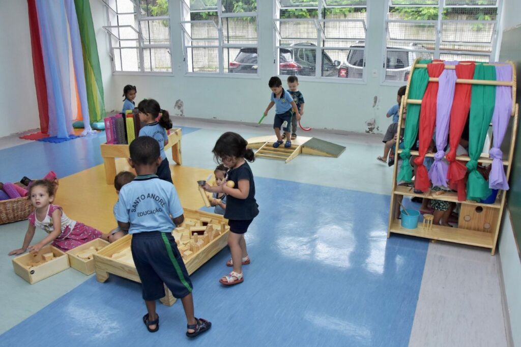 Materiais lúdicos enriquecem aprendizado na Educação Infantil de Santo André