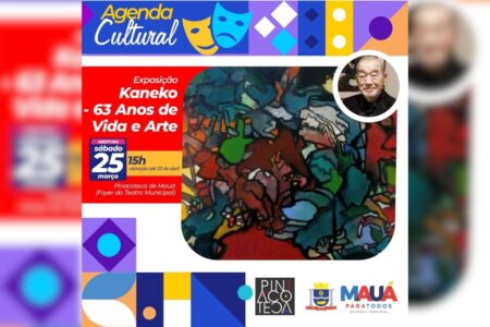 Pinacoteca de Mauá celebra os 63 anos de carreira de Ken Kaneko