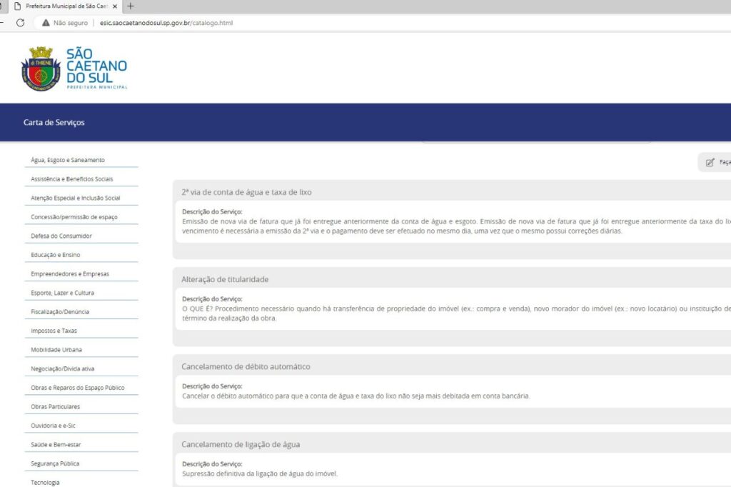 Prefeitura de São Caetano lança novo site com Carta de Serviços para o munícipe