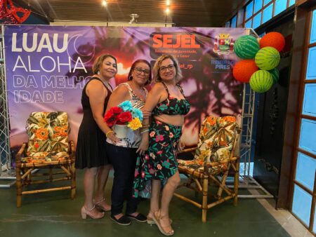 Luau Aloha da Melhor Idade reúne mais de 200 pessoas