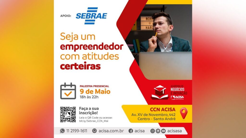 ACISA e SEBRAE realizam palestra voltada aos empreendedores