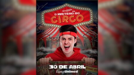 Enaldinho apresenta "O Mistério do Circo - O Show" no Espaço Unimed