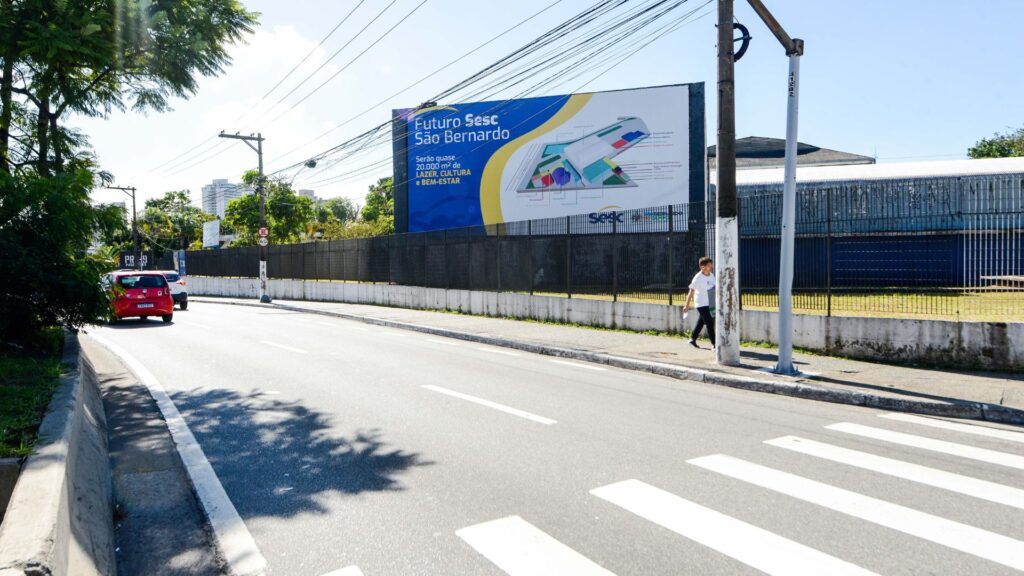 Obras da futura unidade do Sesc de São Bernardo avançam

