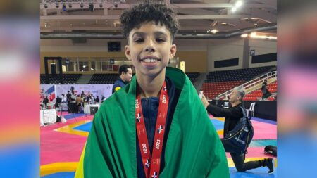 Atleta revelado no PEC de São Caetano conquista medalha de bronze no Pan-Americano Cadete de Taekwondo