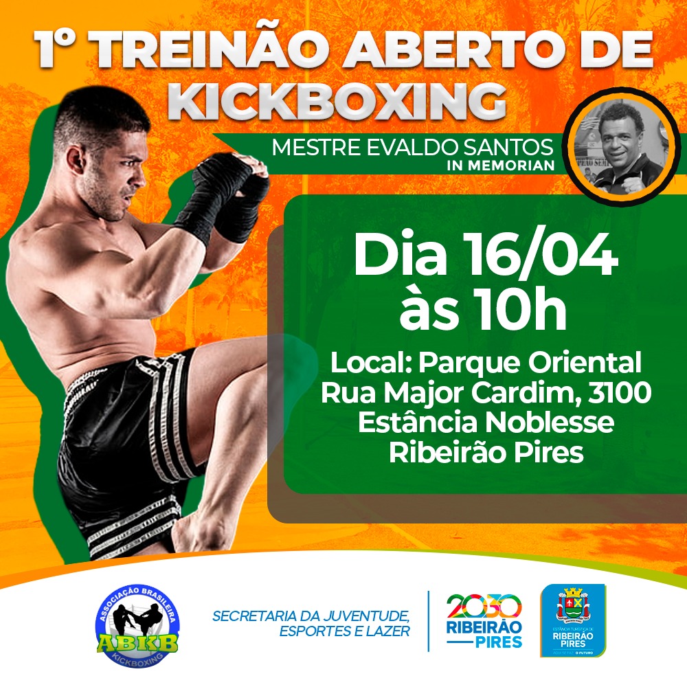 Ribeirão Pires oferece Treinão Aberto de Kickboxing neste domingo(16)