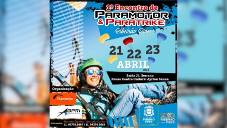 Ribeirão Pires sedia 1º Festival de Paramotor e Paratrike