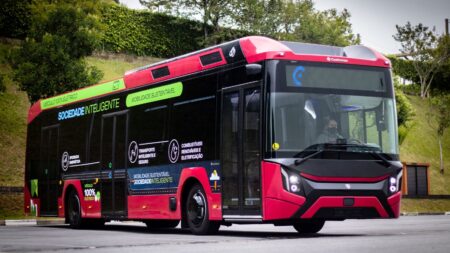 Scania testa ônibus elétrico na UNESP