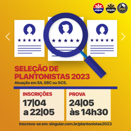 Singular promove seleção de plantonistas e corretores de redação