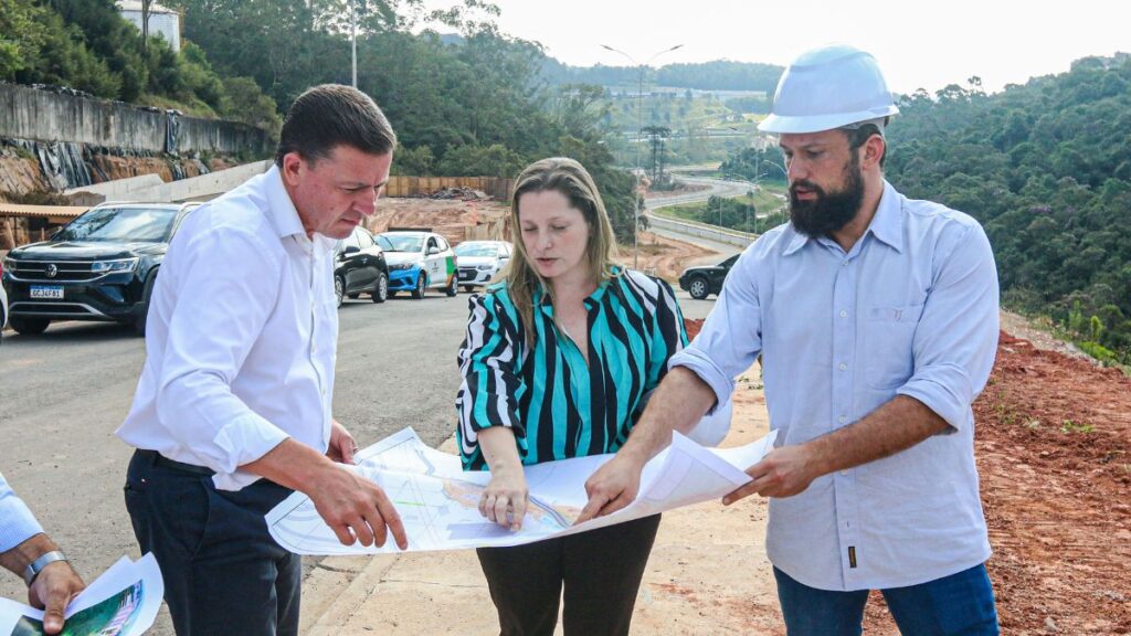 Construção de sistema viário em São Bernardo chega à etapa final