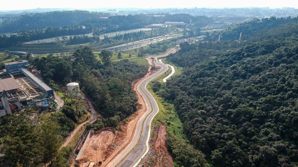 Construção de sistema viário em São Bernardo chega à etapa final