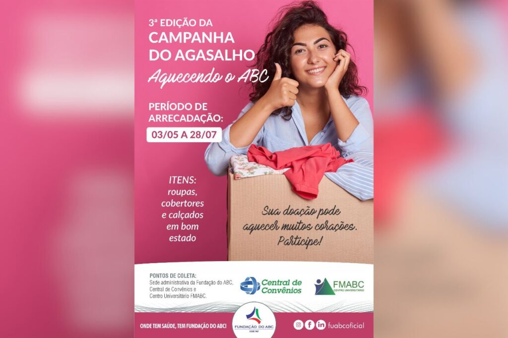 Fundação do ABC dá início à campanha do agasalho de 2023