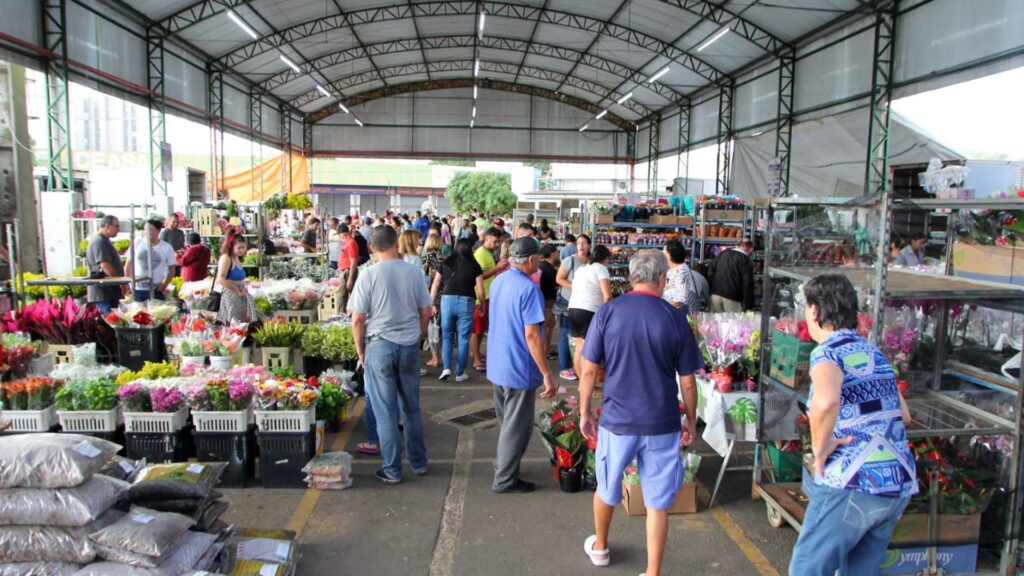 Mercado de Flores da Craisa é opção para compras do Dia das Mães