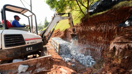 Prefeitura de São Bernardo inicia obras de contenção no Conjunto Três Marias