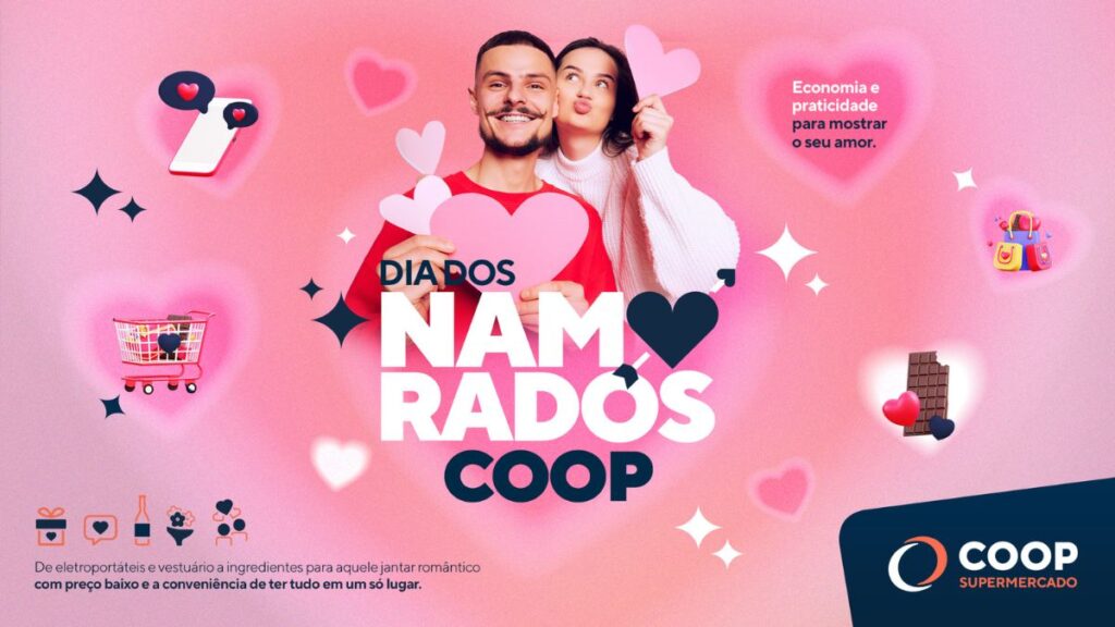 COOP realiza ação para o Dia dos Namorados