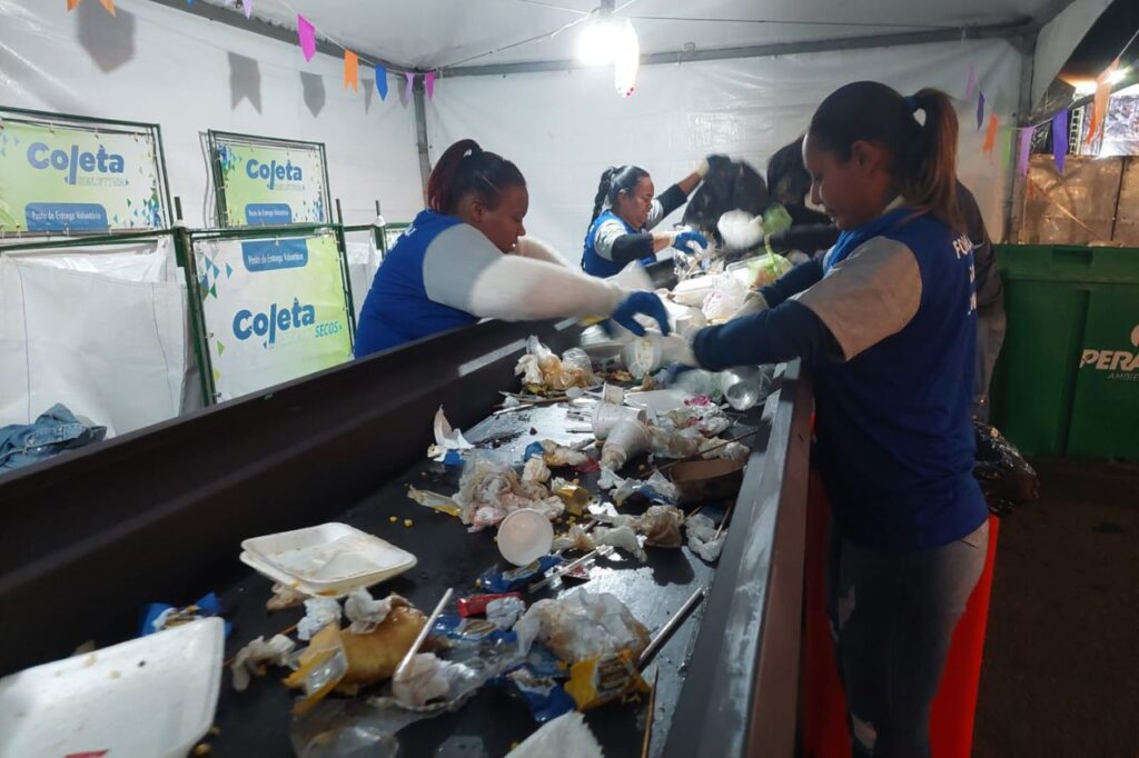 Santo André cria central de triagem compacta para ampliar reciclagem de resíduos em eventos