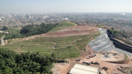 Semasa promove visitas ao Aterro Sanitário e trilha ambiental no Parque do Pedroso