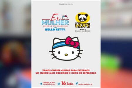 4ª Corrida Eu Mulher com a Hello Kitty arrecadará alimentos em prol da Casa Hope