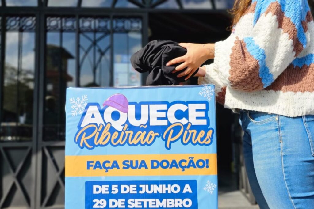 Campanha Aquece Ribeirão Pires segue arrecadando cobertores e agasalhos para inverno