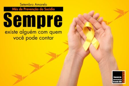 Consórcio ABC reforça campanha Setembro Amarelo de prevenção do suicídio