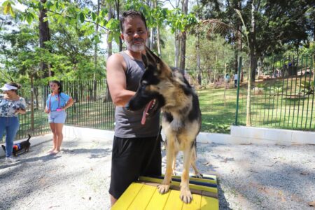 Diadema ganha o sexto Pet Park, dessa vez no Parque do Paço