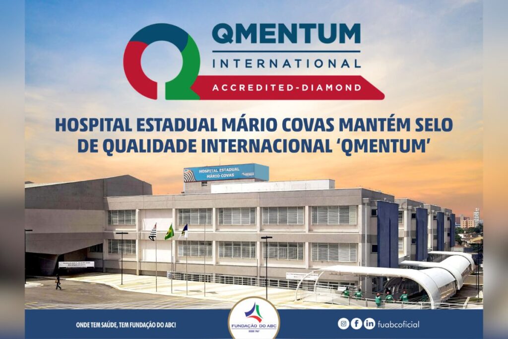 Hospital Estadual Mário Covas mantém selo de qualidade internacional 'Qmentum'