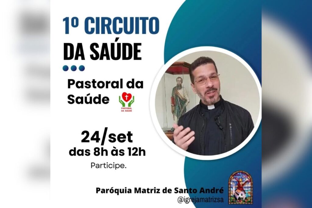 Paróquia Matriz de Santo André e Pastoral da Saúde organizam "Circuito da Saúde" com atendimentos gratuitos