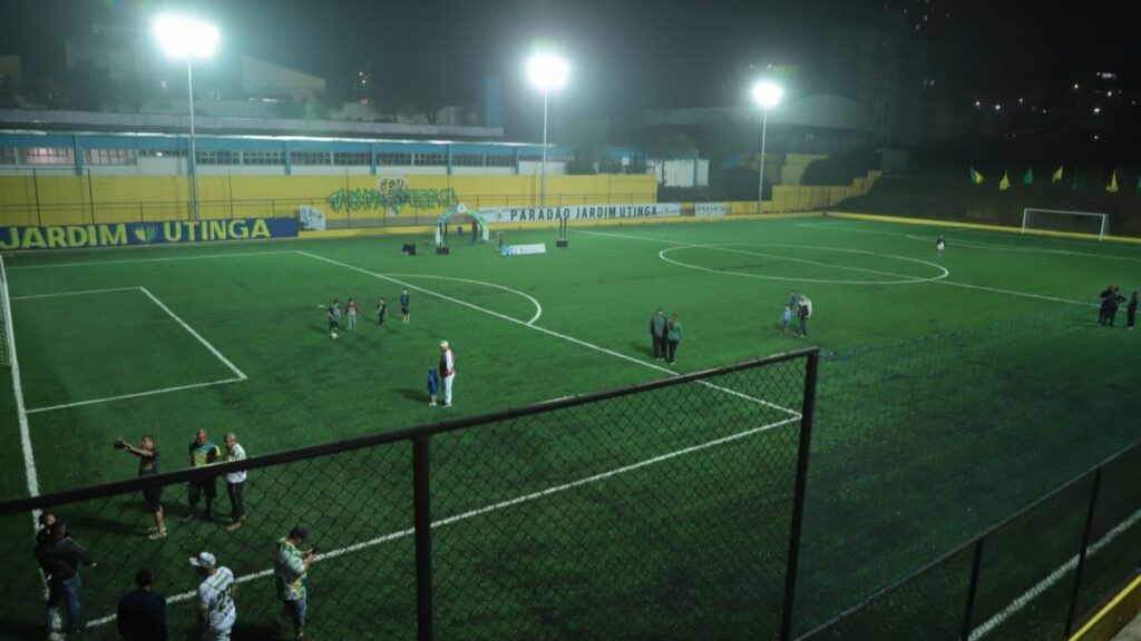 Santo André inaugura no Jardim Utinga a 13ª praça de esporte modernizada