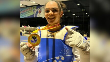 Taekwondo de São Caetano conquista mais um ouro na Europa com Caroline Gomes