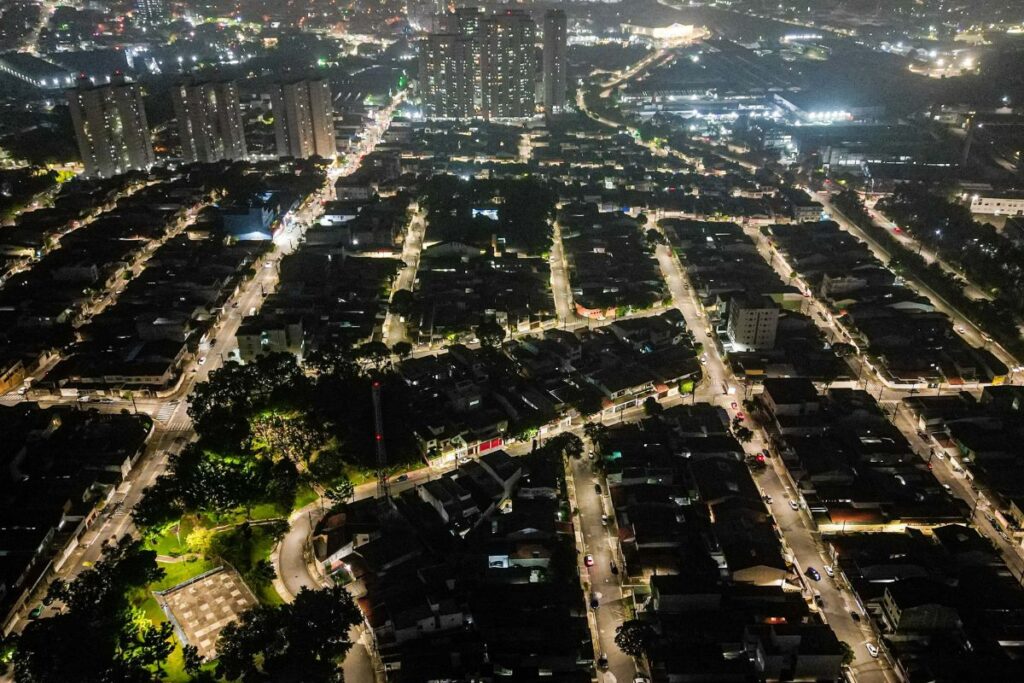 Em São Bernardo, Programa Mais Luz investe R$ 1,4 milhão no Jardim Independência