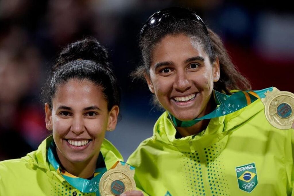 Pan Brasil garante dobradinha dourada no vôlei de praia