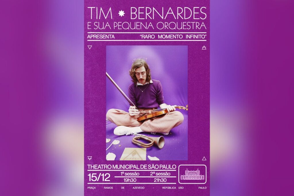 Tim Bernardes apresenta o show inédito "Raro Momento Infinito", no Theatro Municipal de São Paulo, acompanhado por orquestra