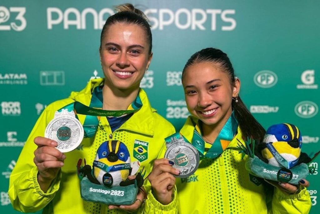 Atletas de São Caetano ganham medalhas nas duplas femininas e masculinas do tênis de mesa no Pan