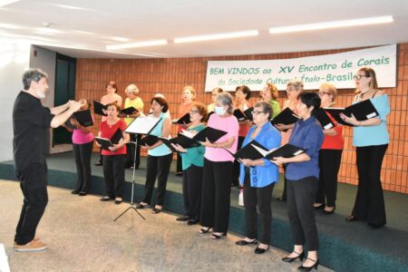 Coral da Sociedade Ítalo-Brasileira de Santo André participa de encontro musical