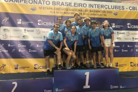 Equipe de São Caetano ganha medalhas no Campeonato Brasileiro de Badminton