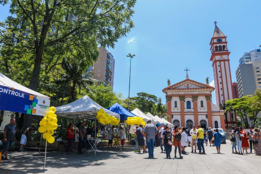 Feirão na Praça da Matriz dá visibilidade à Semana do Empreendedorismo de São Bernardo