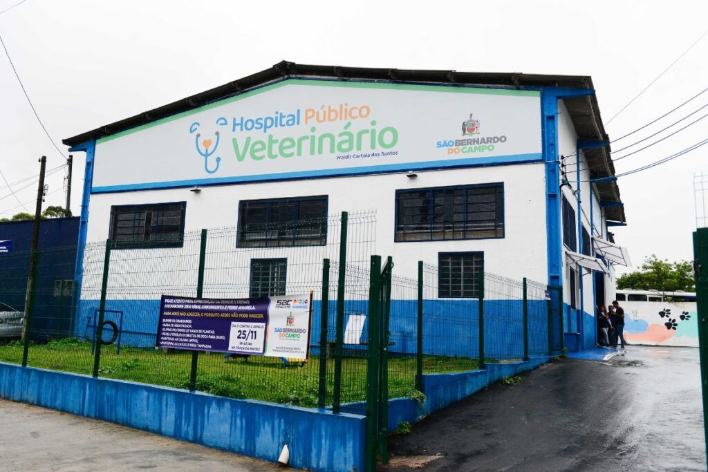 Hospital veterinário de São Bernardo completa um mês com 551 animais atendidos