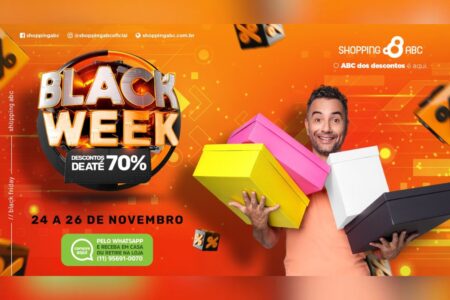 Marco Luque apresenta Black Friday no Shopping ABC do Grupo AD