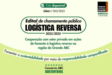 Consórcio ABC reabre chamamento público para ações regionais de logística reversa