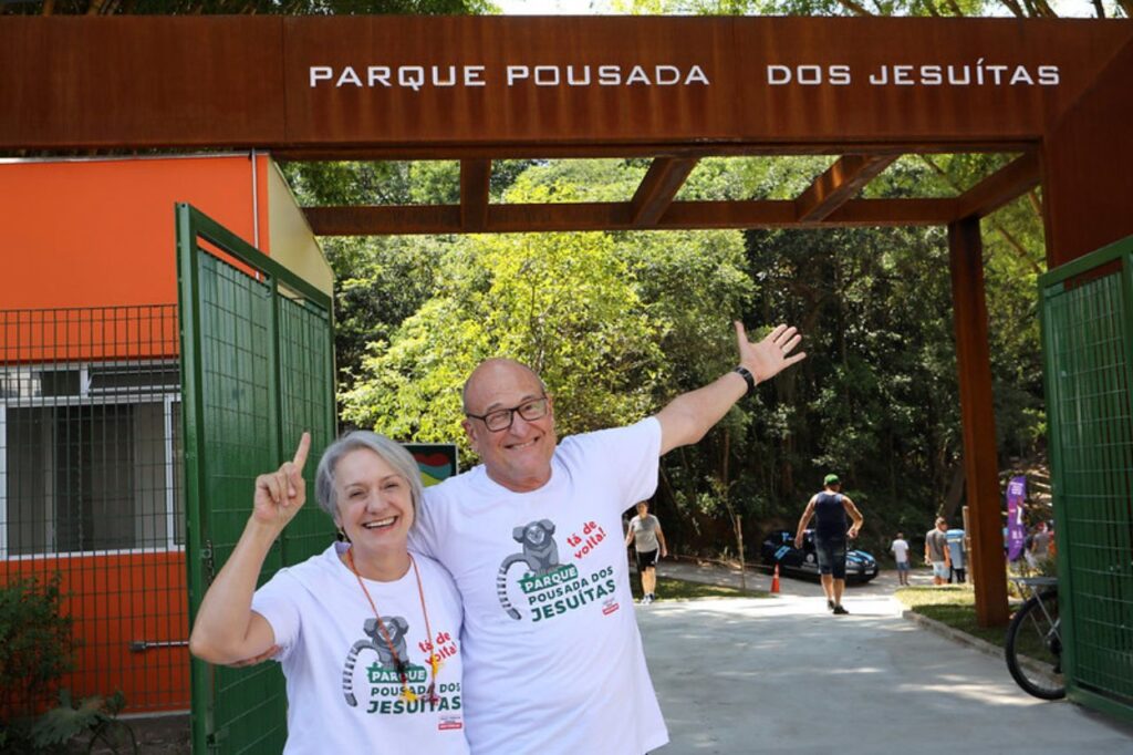 Muito mais seguro, Parque Pousada dos Jesuítas é reaberto pelo prefeito José de Filippi Júnior