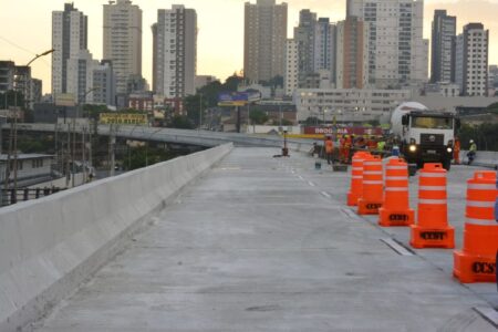 Santo André realiza liberação parcial de tráfego no Viaduto Castelo Branco