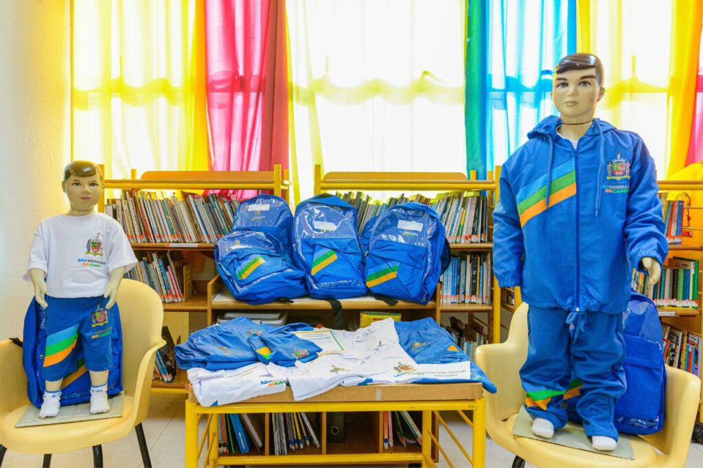 São Bernardo investe R$ 30 milhões em kits de uniforme e material escolar para 2024