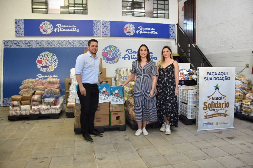 Secretaria de Saúde arrecada 6,5 toneladas de alimentos para o Fundo Social de Santo André