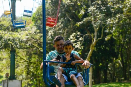 Em São Bernardo, passeio de teleférico é uma das atrações do Parque Estoril