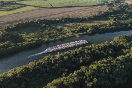 Hidrovia Tietê-Paraná tem alta de 120,7% na movimentação de cargas em 2023