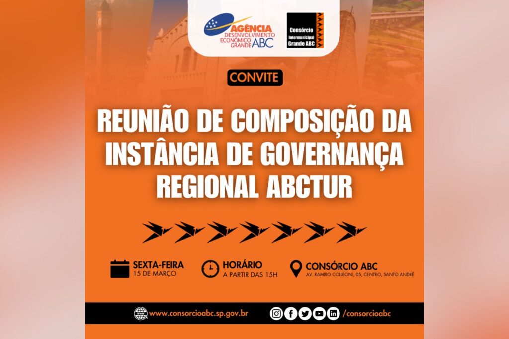 Consórcio ABC recebe reunião de composição da instância de governança regional de turismo