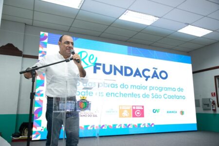 Prefeitura inicia obras do ReFundação, maior programa de combate às enchentes da história de São Caetano