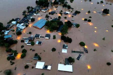 Barragem se rompe parcialmente no Rio Grande do Sul