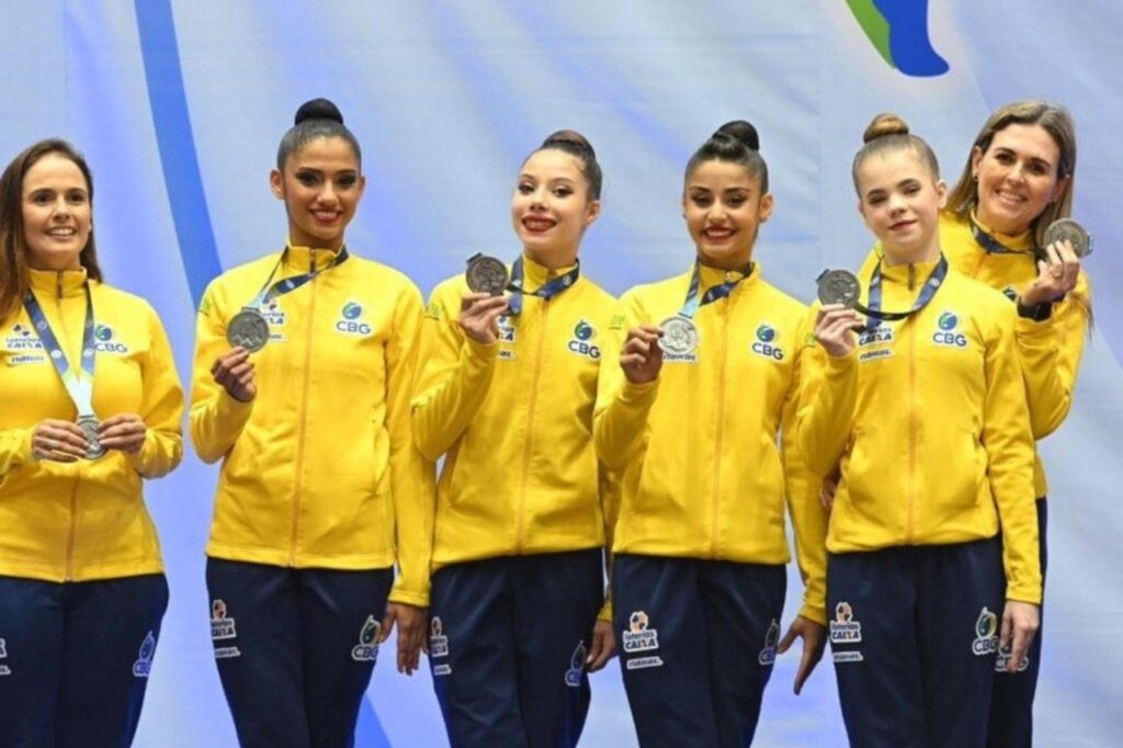 Atleta de São Caetano conquista 3 medalhas com a seleção brasileira no Pan-Americano de Ginástica Rítmica