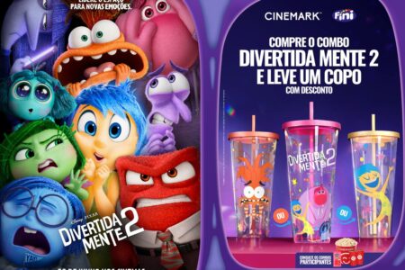 Cinemark anuncia combo de 'Divertida Mente 2' e experiência tematizada em São Paulo