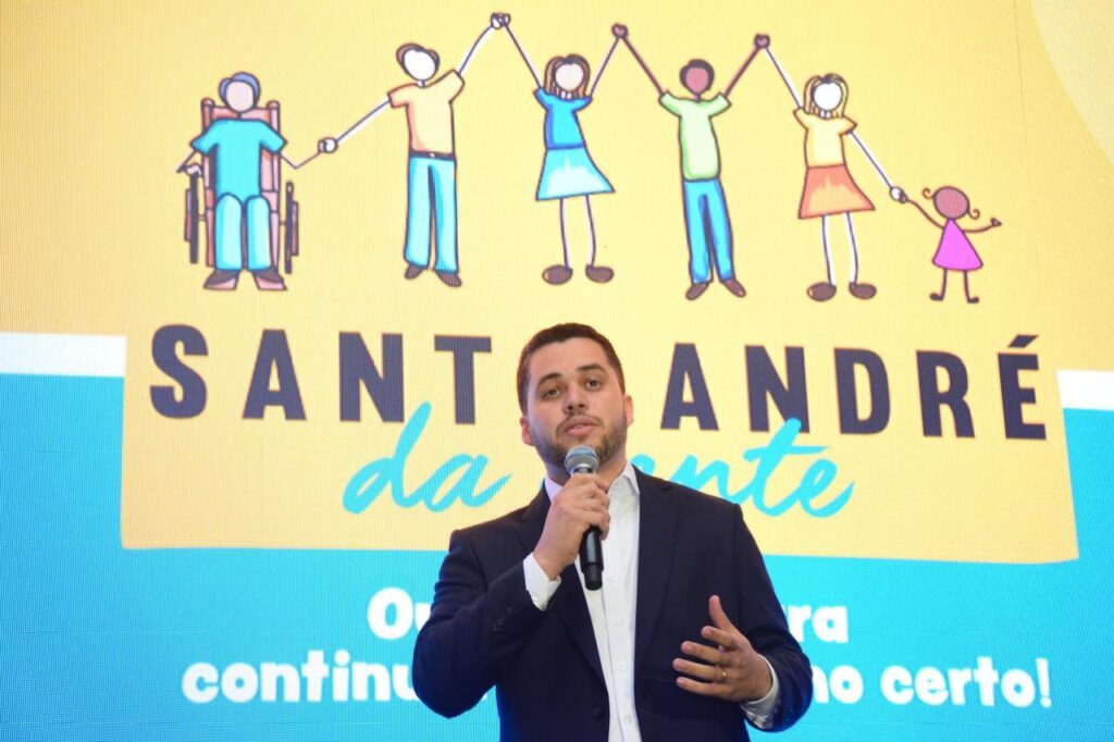 Com apoio de Paulo Serra, Gilvan lança Santo André da Gente, escuta pública que vai resultar em seu plano de governo